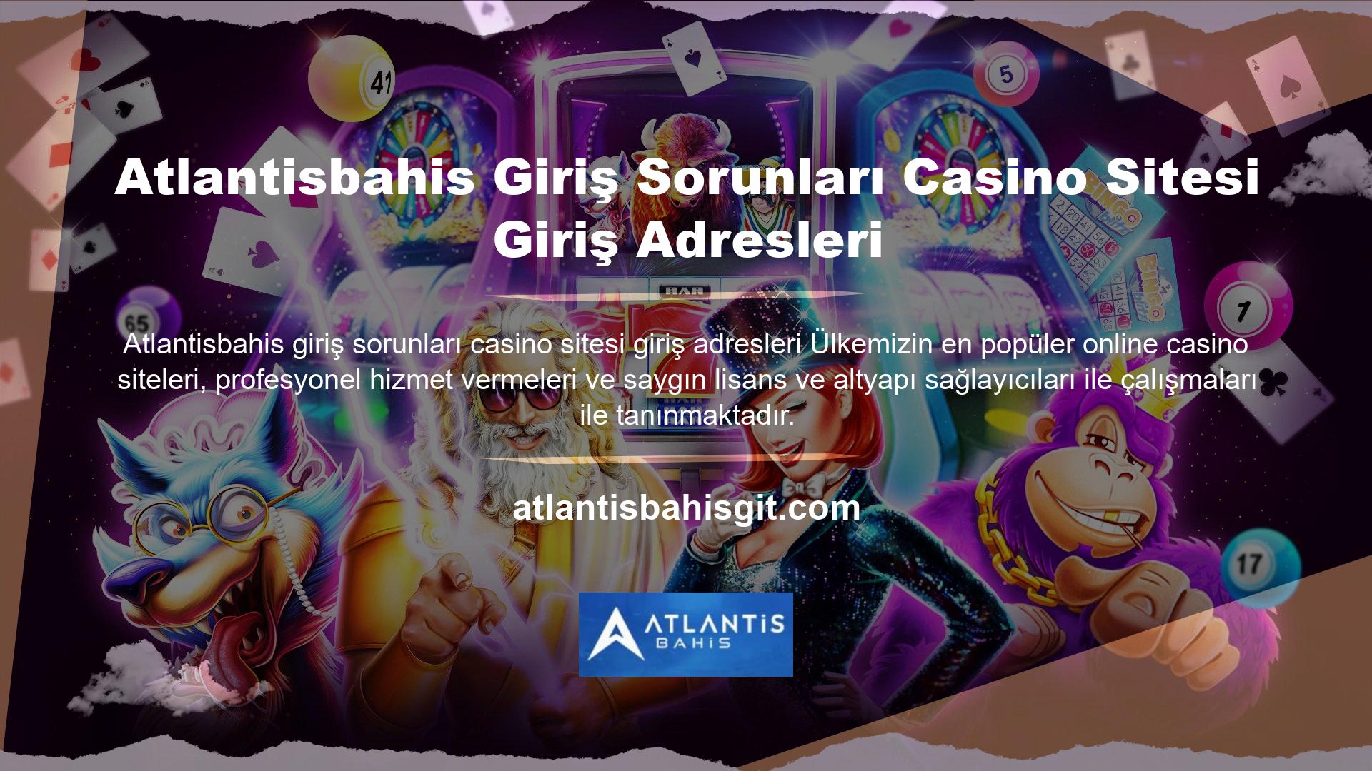 Atlantisbahis Giriş Sorunları Casino Sitesi Giriş Adresleri