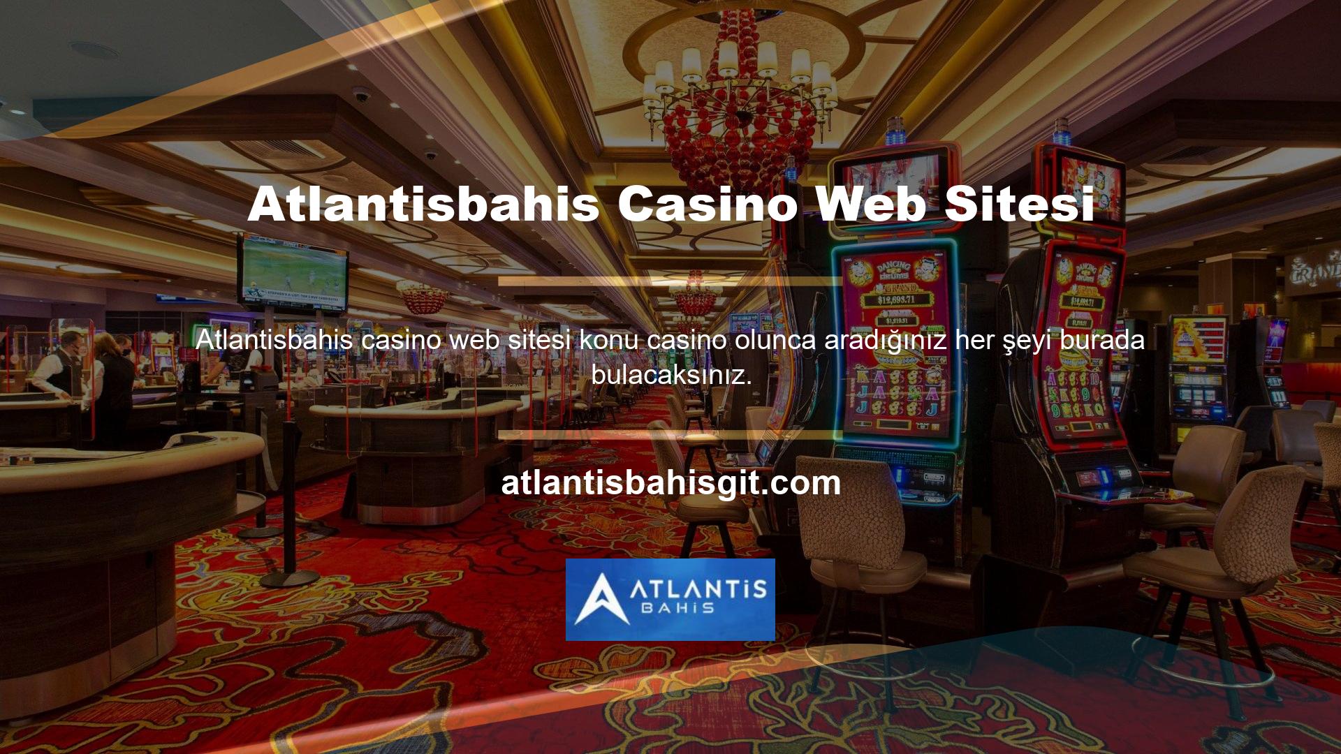 Casino sitesi olarak bilinir ve sektörde iyi bir üne sahiptir