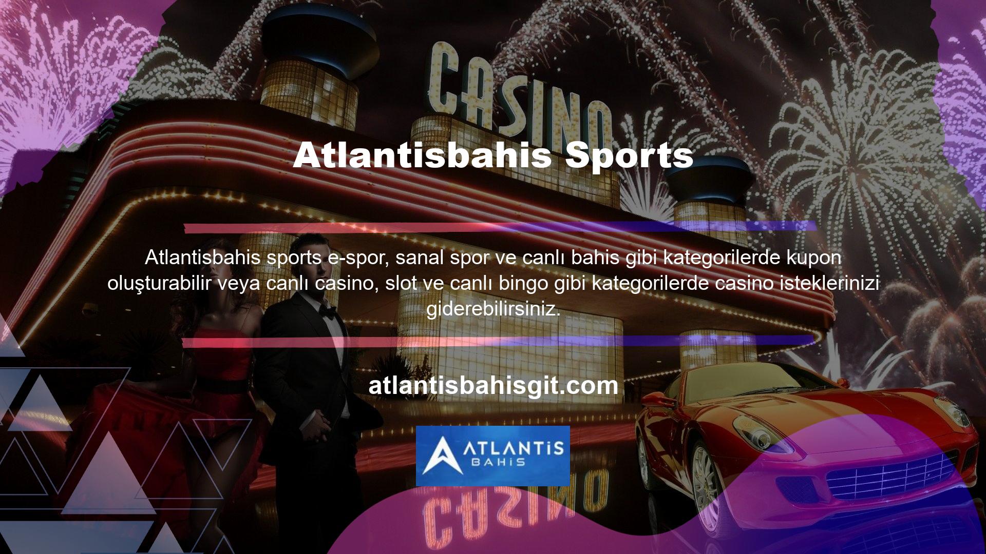 Atlantisbahis aynı zamanda resmi firmanın alt markası olup üyelerine 7/24 ödeme garantisi vermektedir